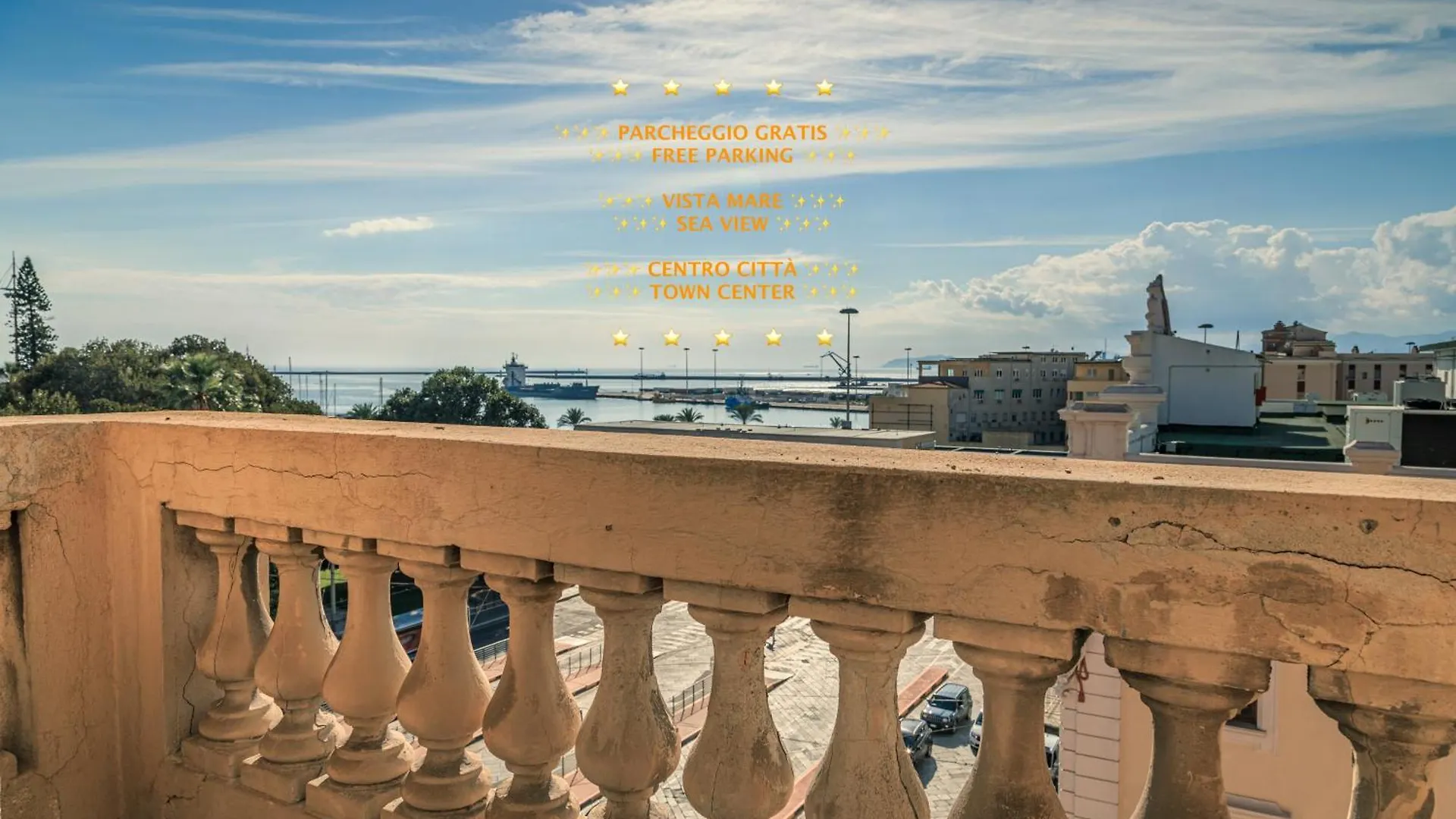Onlyrooms IV - Sea View & Free Parking Cagliari